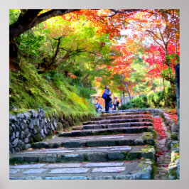 Silent Passage — (The Path) Wabi-Sabi Photo ポスター