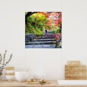 Silent Passage — (The Path) Wabi-Sabi Photo ポスター (キッチン)