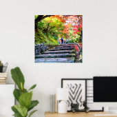 Silent Passage — (The Path) Wabi-Sabi Photo ポスター (ホームオフィス)