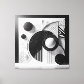 Silent Patterns of Marble & Light キャンバスプリント (正面)