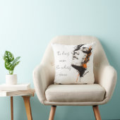 Silent Power – Artistic Throw Pillow クッション (椅子)