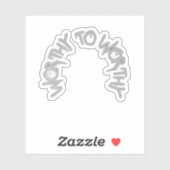 Silent Power Era – WORTHY TO WORTHY Sticker シール (シート)