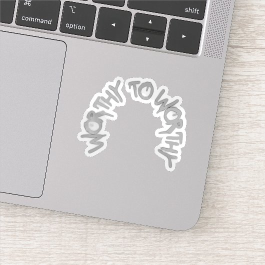 Silent Power Era – WORTHY TO WORTHY Sticker シール (詳細)