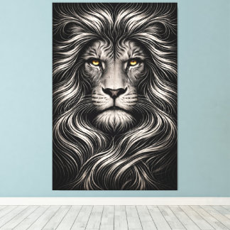 Silent Power - Eyes of Dominance Canvas Print キャンバスプリント