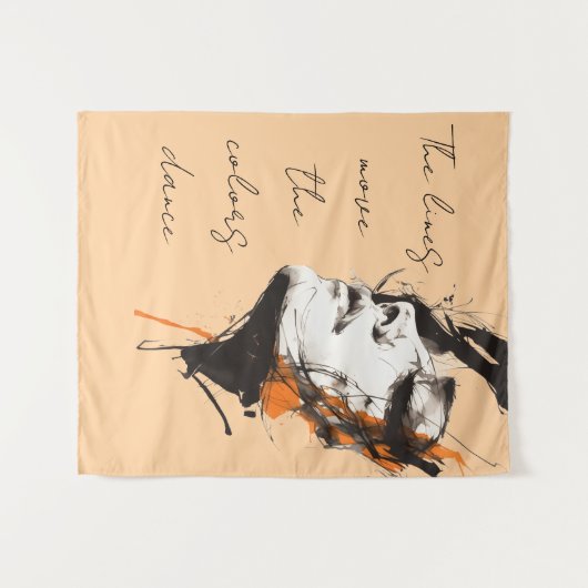 Silent Power Tapestr  タペストリー (正面(横))