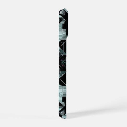 Silent Protocol: Cortex of Cyan iPhone 15ケース (右側面)