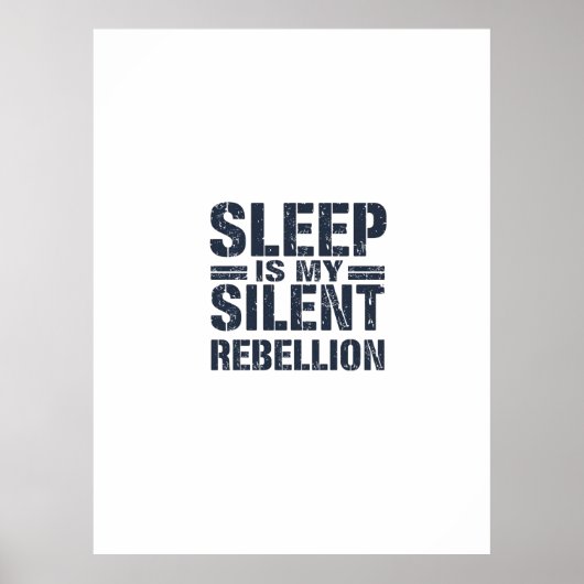 Silent Rebellion: The Power of Sleep ポスター (正面)