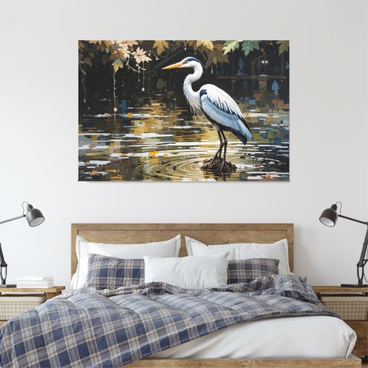 Silent Reflection キャンバスプリント (インサイチュ (寝室))