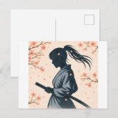 Silent Samurai – The Feminine Shadow ポストカード (正面/裏面)