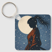 Silent Samurai – The Feminine Shadow: Snowfall キーホルダー (正面)