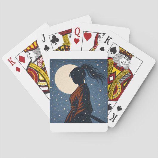 Silent Samurai – The Feminine Shadow: Snowfall トランプ (裏面)