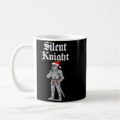 Silent Santa Knight Christmas Medieval Costume Men コーヒーマグカップ (左)