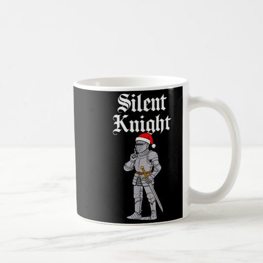 Silent Santa Knight Christmas Medieval Costume Men コーヒーマグカップ (右)