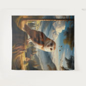 Silent Sentinel of the Woodland タペストリー (正面(横))