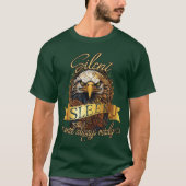 "Silent, sleek, and always ready" Golden Eagle Tシャツ (正面)