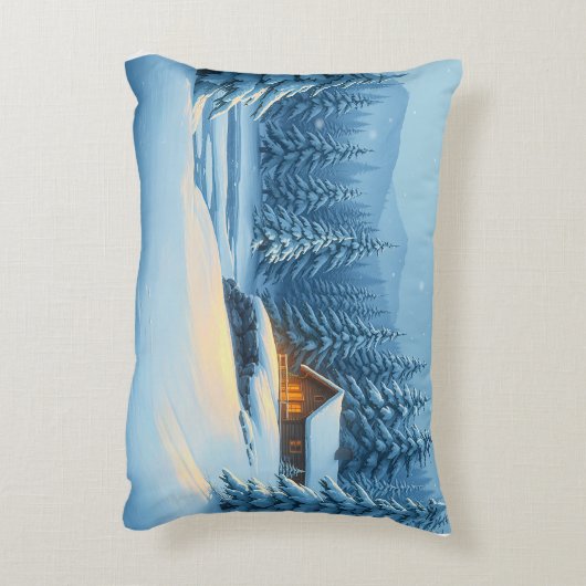 Silent Snow  アクセントクッション (裏面(縦))