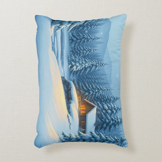 Silent Snow  アクセントクッション (正面(垂直))