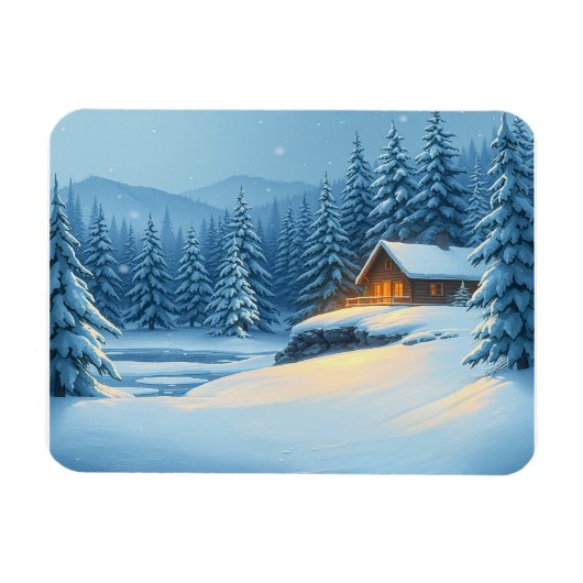 Silent Snow  マグネット (横)