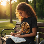 Silent Stalker Leopard | African Wildlife Predator トライブレンドTシャツ