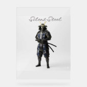 Silent steel poster アクリルサイン (正面)