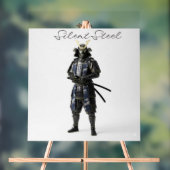 Silent steel poster アクリルサイン (ニュートラル)
