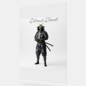 Silent steel samurai アクリルサイン (傾斜)