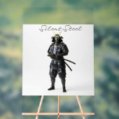Silent steel samurai アクリルサイン (ニュートラル)