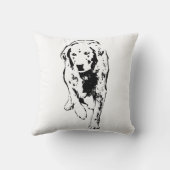 Silent Steps in Fall Shadows クッション (裏面)