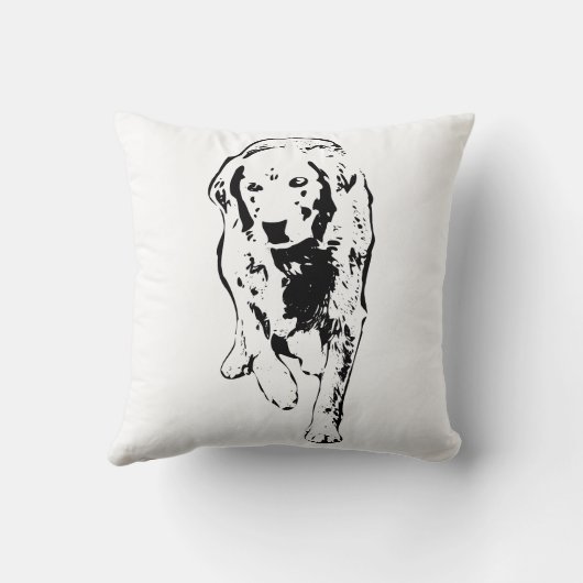 Silent Steps in Fall Shadows クッション (裏面)