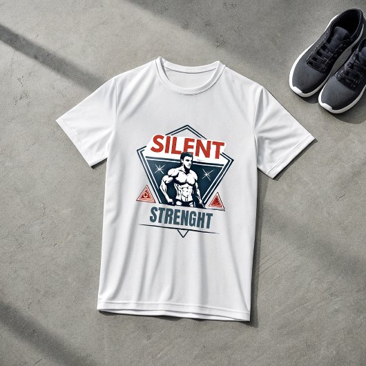 Silent Strength Gym T-Shirt for Men | Alpha  Tシャツ