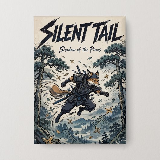 Silent Tail 缶バッジ (正面)