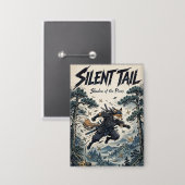 Silent Tail 缶バッジ (正面/裏面)