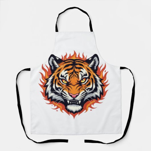 Silent Tiger – Precision and Power エプロン (正面)