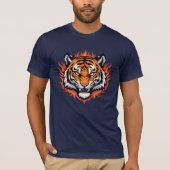 Silent Tiger – Precision and Power Tシャツ (正面)