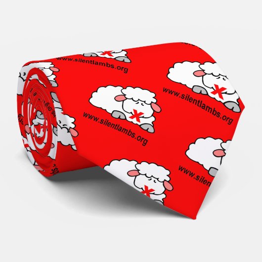 silentlambs赤い"力のタイ"! ネクタイ (ロール)