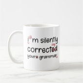 Silently Correcting Grammar コーヒーマグカップ (左)