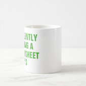 Silently creating a Spreadsheet for this コーヒーマグカップ (中央)
