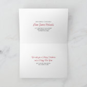 Silentsナイトバンドルの喜びベビークリスマスフォト シーズンカード (内部)