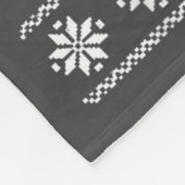 Siler Alert He Dies Jesus Nativity Scene Ugly Chri フリースブランケット (角)