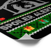 Siler Alert He Dies Jesus Nativity Scene Ugly Chri ポスター (角)