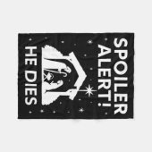 Siler Christmas Nativity Scene Funny Christian Slo フリースブランケット (正面(横))