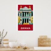 Silesia Museum Opava - Matchbox Print - Czech Wall ポスター (キッチン)