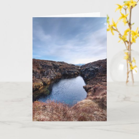 Silfra #1 カード (黄色い花)