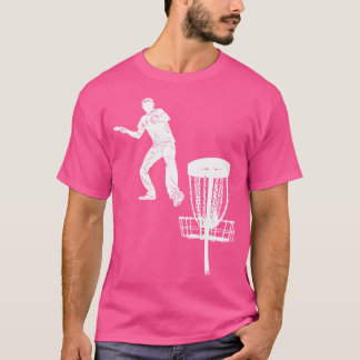 Silhouette American Disc Golf Player Frolf Targeti Tシャツ