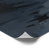 Silhouette Couple Sunset Stream Reflection ポスター (角)