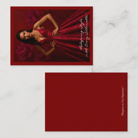 Silhouette Couture (business card) 名刺 (正面/裏面)