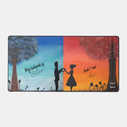 Silhouette Lovers デスクマット (正面)