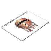 Silhouette of a dancer - Psalm based design ノートブック (左側)