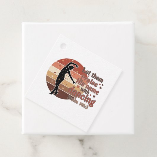 Silhouette of a dancer - Psalm based design フェイバータグ (インサイチュ)