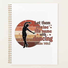 Silhouette of a dancer - Psalm based design プランナー手帳